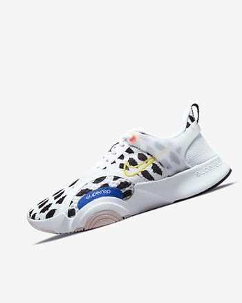 Nike SuperRep Go 2 Blancos Negros Azules Amarillos | MX 3166